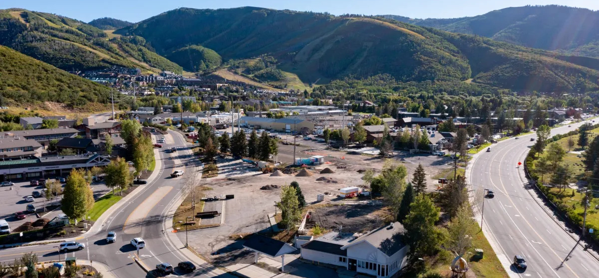 5-Acre Site Aerial Photo during summer