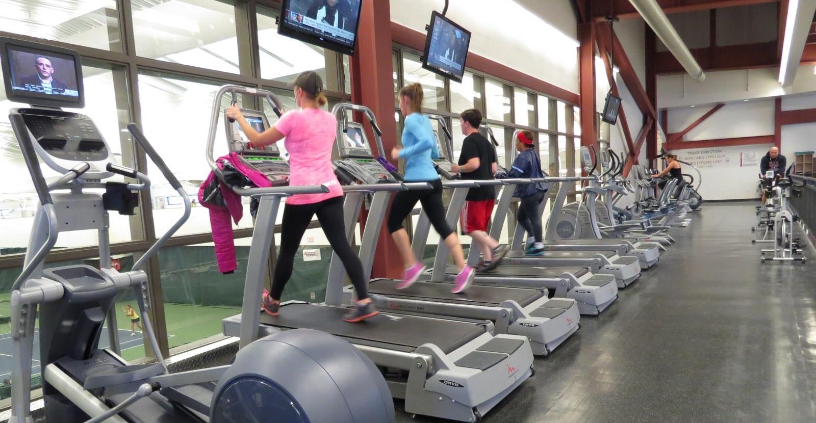 Cardio machines at PC MARC
