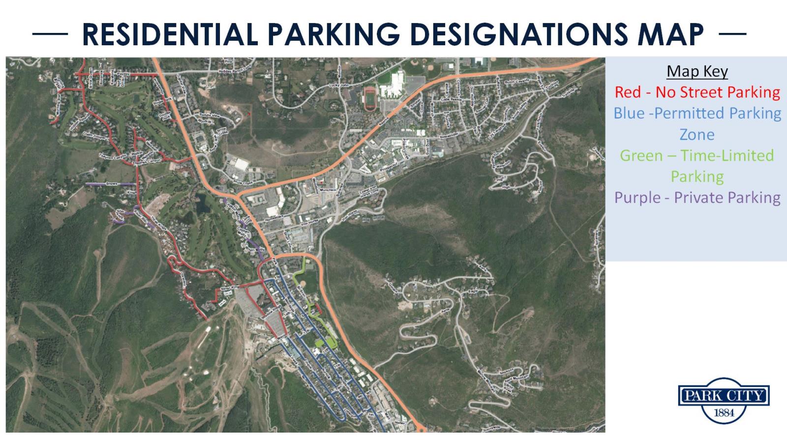 Residential Parking Designations Map