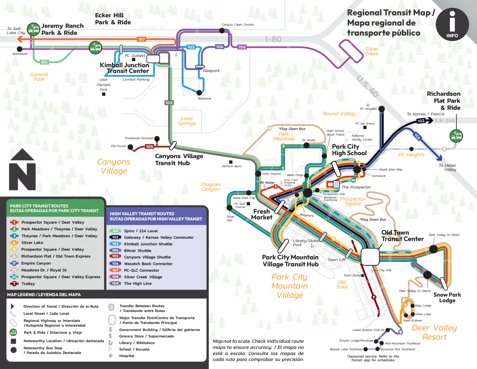 map of transit routes