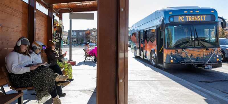 Park City Transit Park Ave Bus Stop